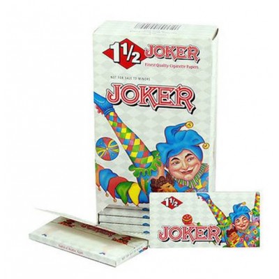 JOKER 1 1/2 CIGARETTE ROLLING PAPERS  99CENTS - 24CT/PACK